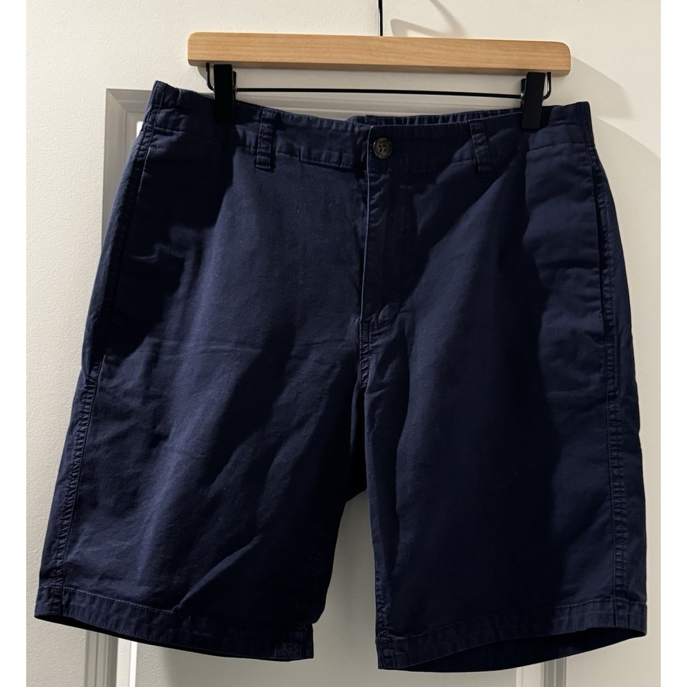 Bonobos Men's Navy Chino Shorts Medium 9" Inseam Cotton Stretch Casual